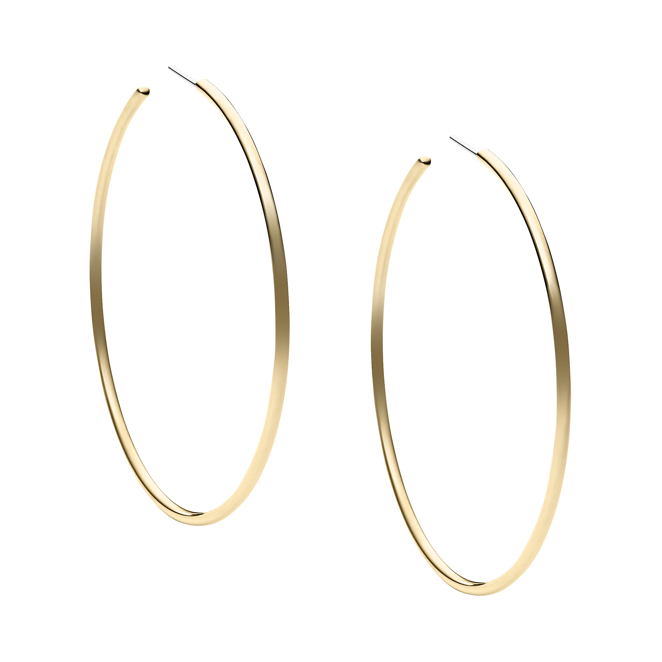 Foto 1 | Pendientes Michael Kors de Latón con Forma de Aro Grande Dorado para Mujer - Venta Internacional