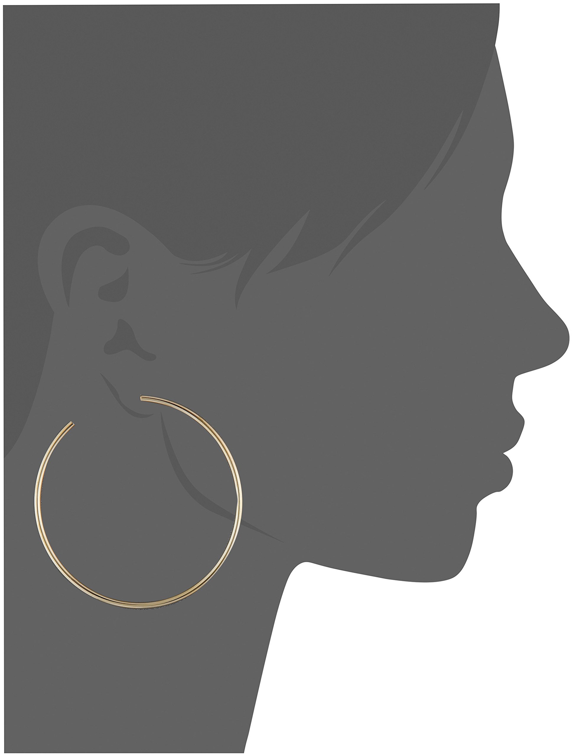Foto 6 pulgar | Pendientes Michael Kors de Latón con Forma de Aro Grande Dorado para Mujer - Venta Internacional