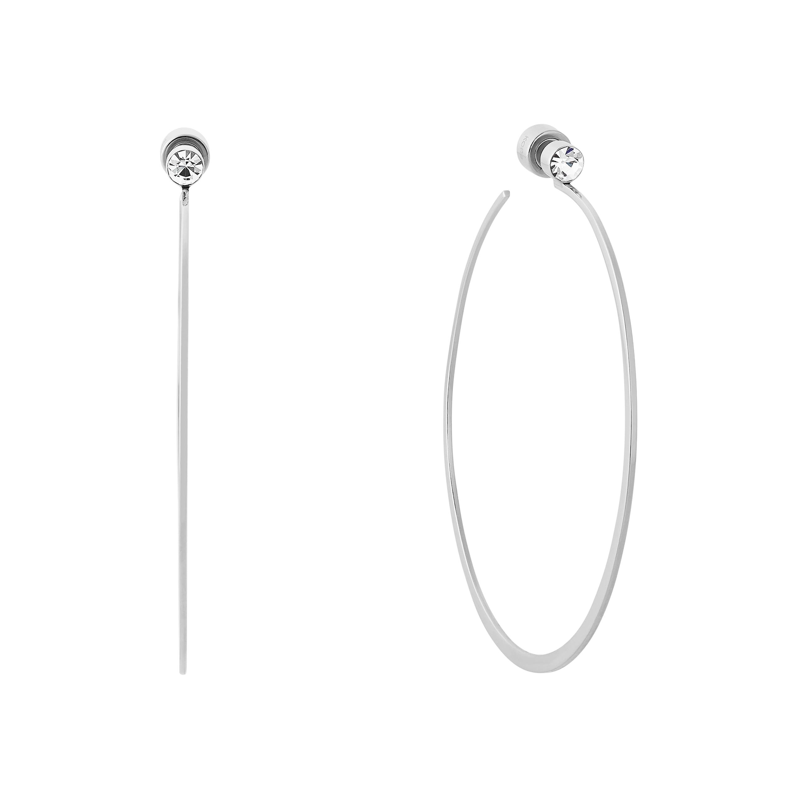 Foto 2 pulgar | Pendientes de Aro Michael Kors Whisper de Acero Inoxidable para Mujer - Venta Internacional