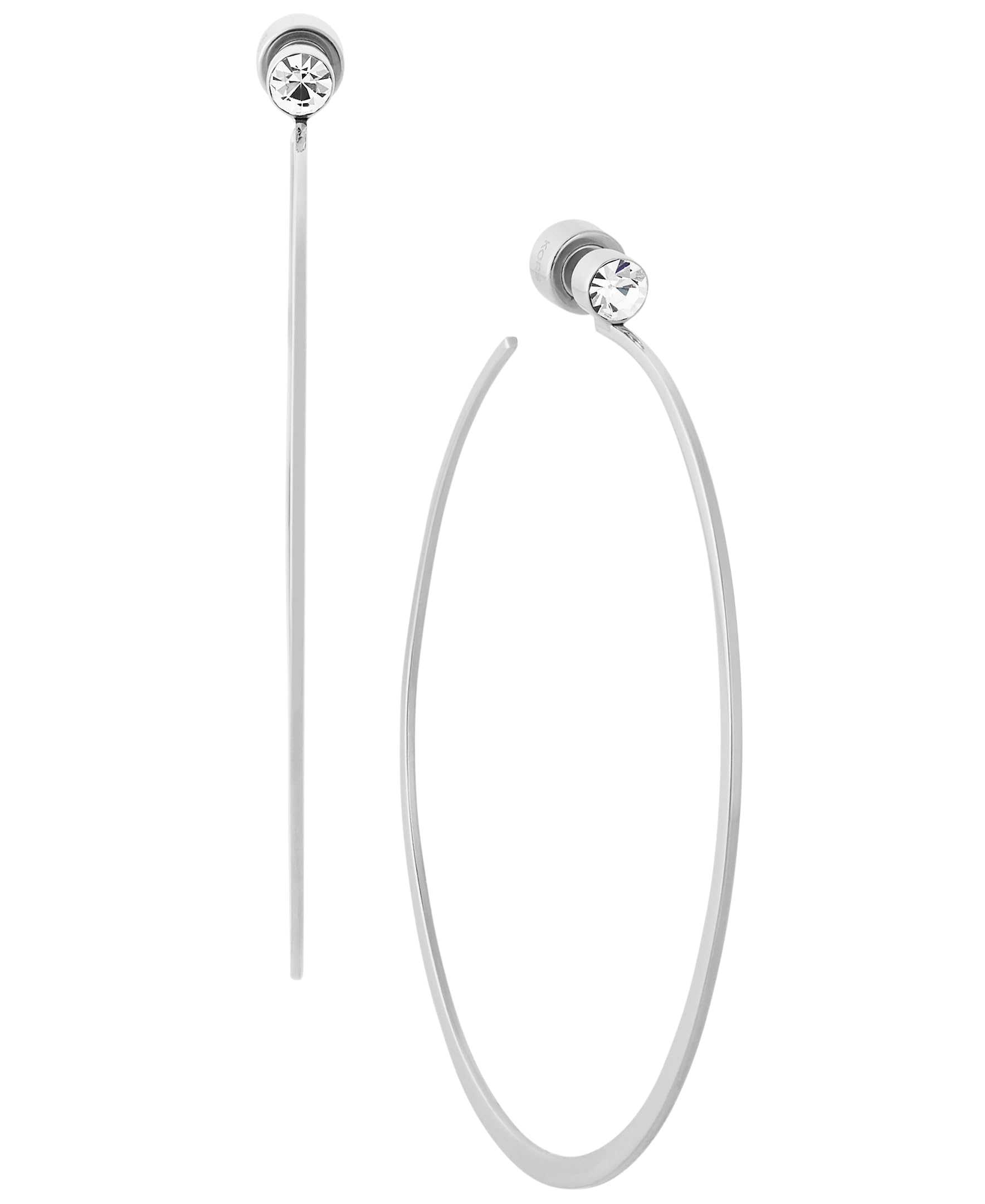 Foto 3 pulgar | Pendientes de Aro Michael Kors Whisper de Acero Inoxidable para Mujer - Venta Internacional