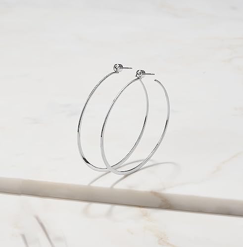 Foto 5 pulgar | Pendientes de Aro Michael Kors Whisper de Acero Inoxidable para Mujer - Venta Internacional