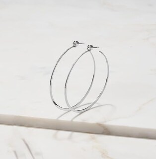 Foto 4 | Pendientes de Aro Michael Kors Whisper de Acero Inoxidable para Mujer - Venta Internacional