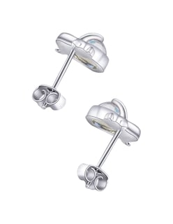 Foto 2 | Aretes Miow Cat Moonstone Plata .925