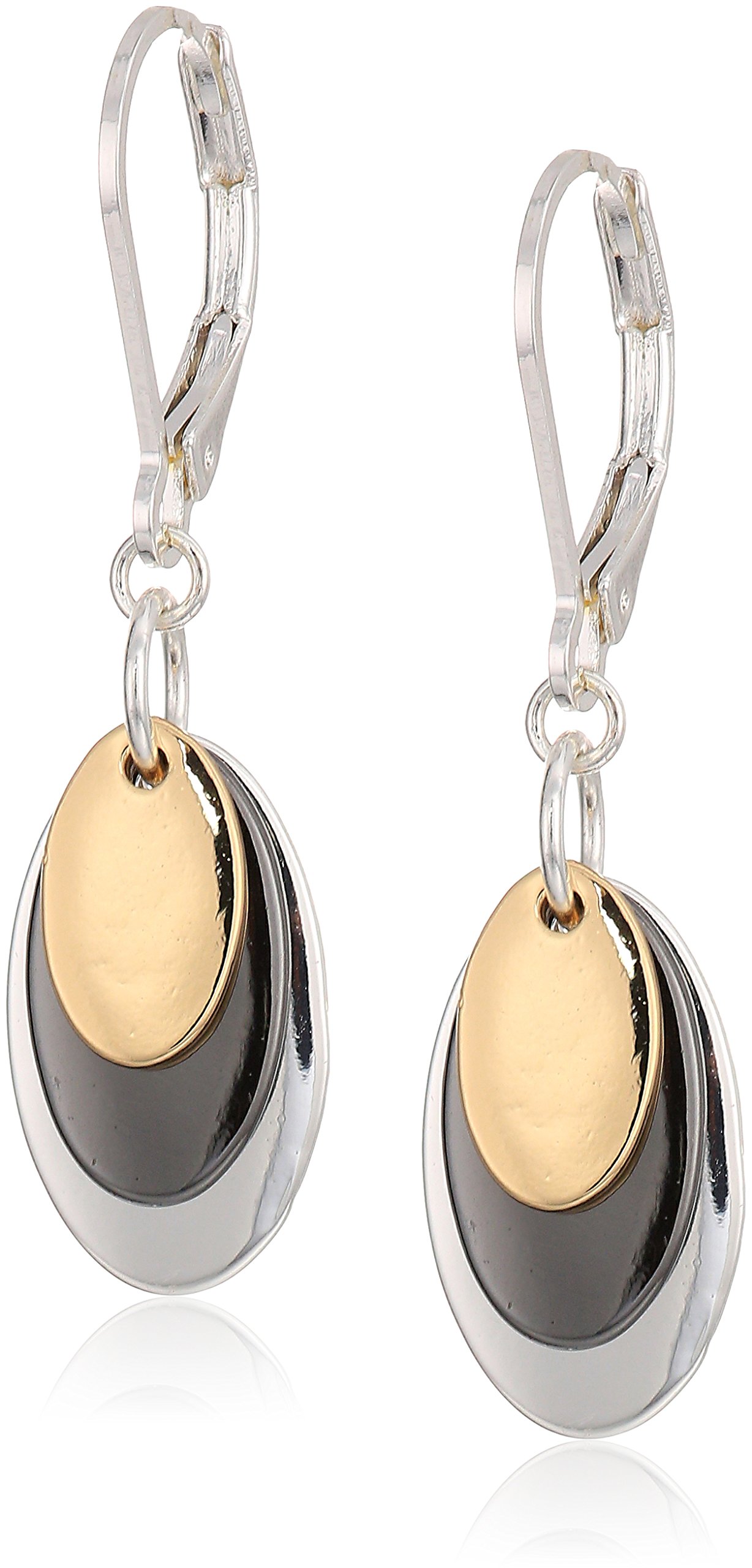 Foto 2 pulgar | Pendientes Nine West Tritone Shaky Drop Para Mujer - Venta Internacional.