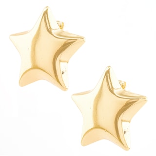 Foto 1 | Arete En Estrella Grande The Golden Store Chapa De Oro De 18k
