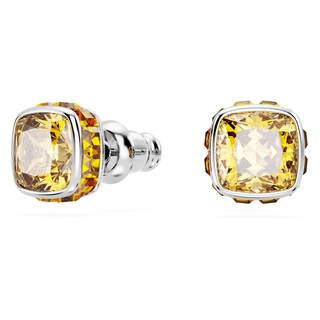 Foto 2 | Pendientes De Tuerca Con Piedra Natal De Noviembre De Swarovski, Piedra Amarilla - Venta Internacional.