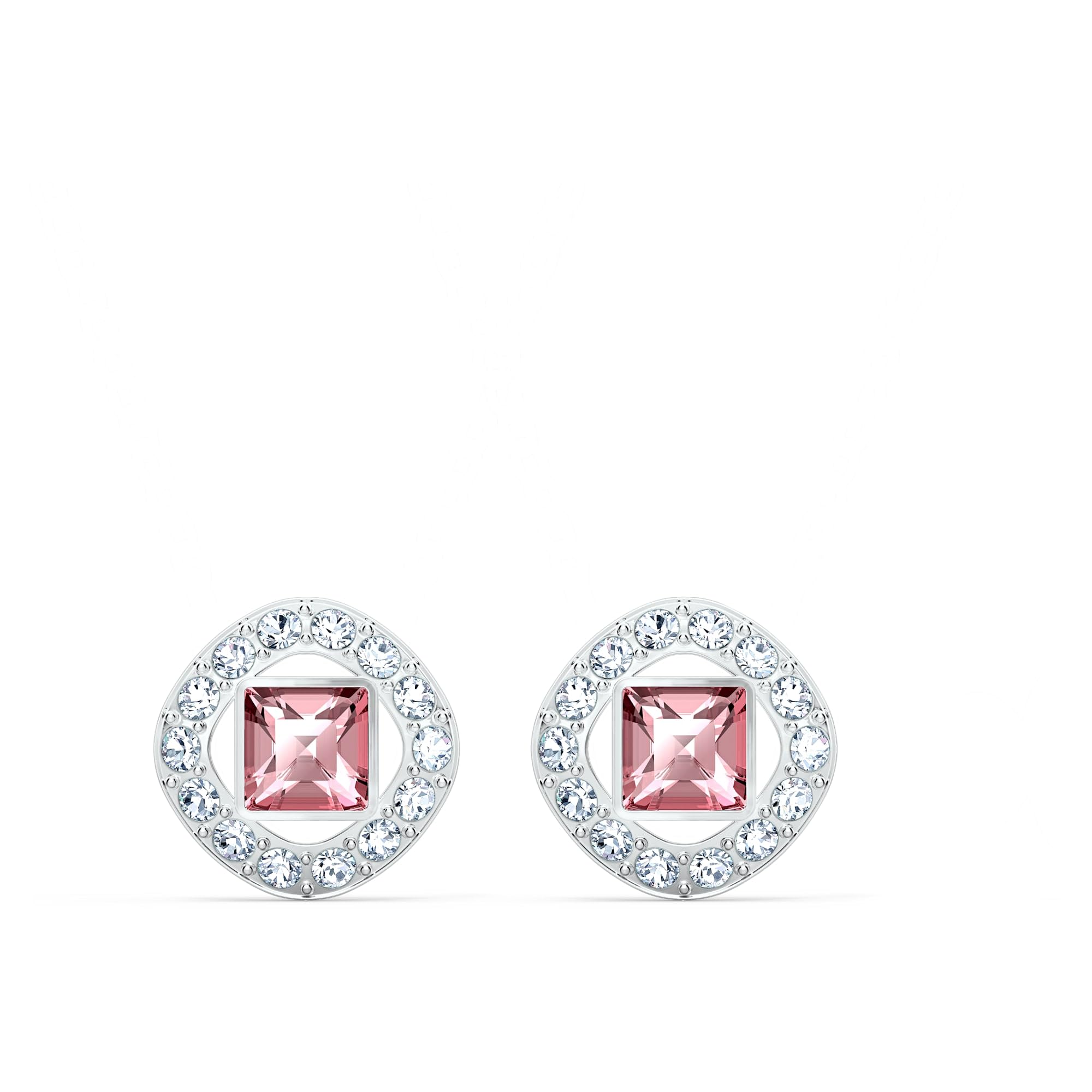 Foto 2 pulgar | Pendientes Swarovski Una Angelic Con Cristales Rosas Y Transparentes - Venta Internacional.