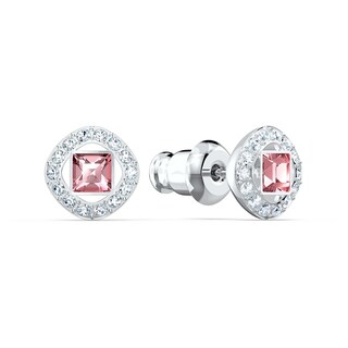 Foto 2 | Pendientes Swarovski Una Angelic Con Cristales Rosas Y Transparentes - Venta Internacional.