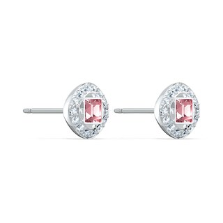 Foto 3 | Pendientes Swarovski Una Angelic Con Cristales Rosas Y Transparentes - Venta Internacional.