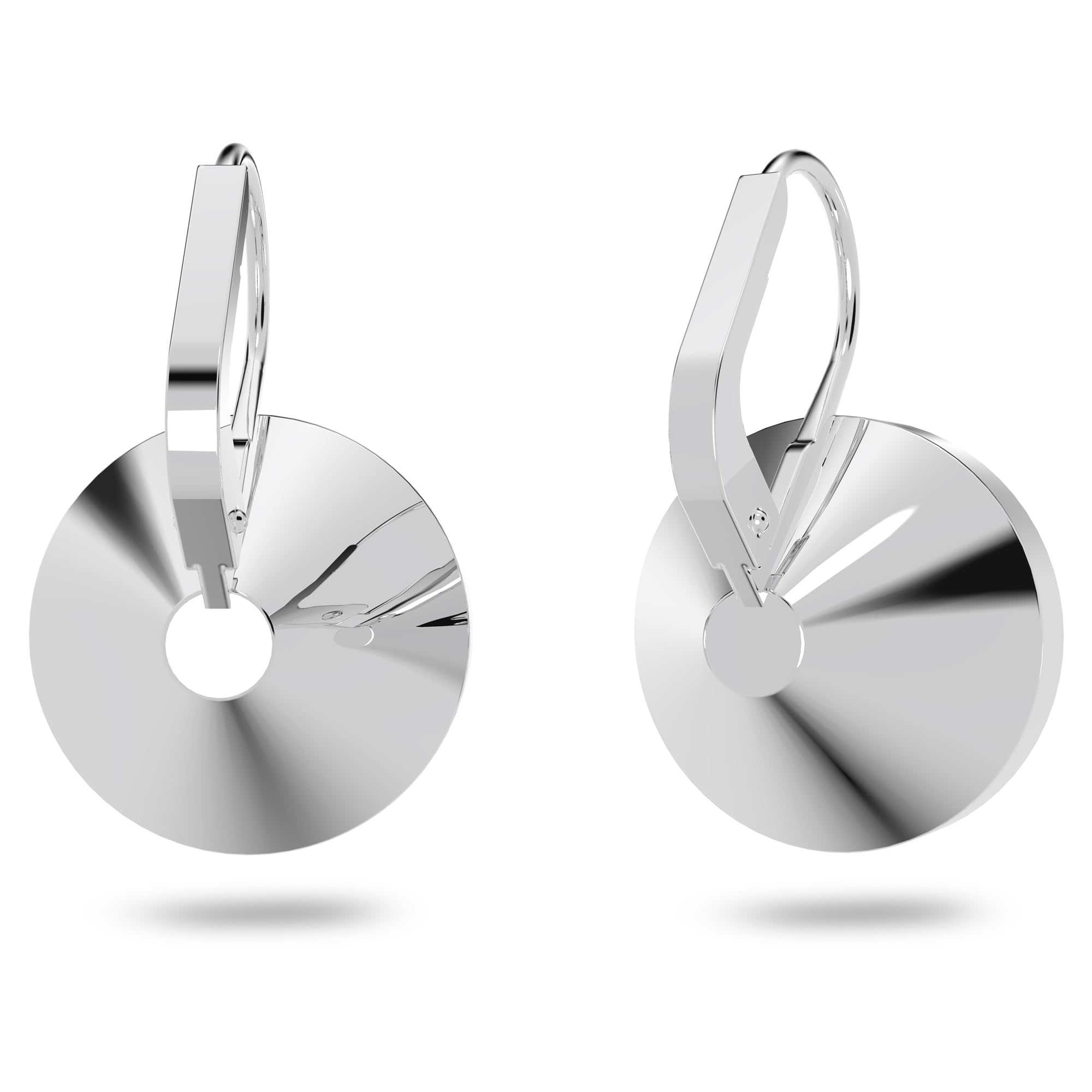 Foto 2 | Pendientes Swarovski Bella Circulares Con Cristales Transparentes Rodio - Venta Internacional.