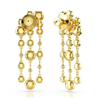 Foto 4 | Pendientes Tipo Candelabro Swarovski Imber Con Cristales Transparentes En Tono Dorado - Venta Internacional.