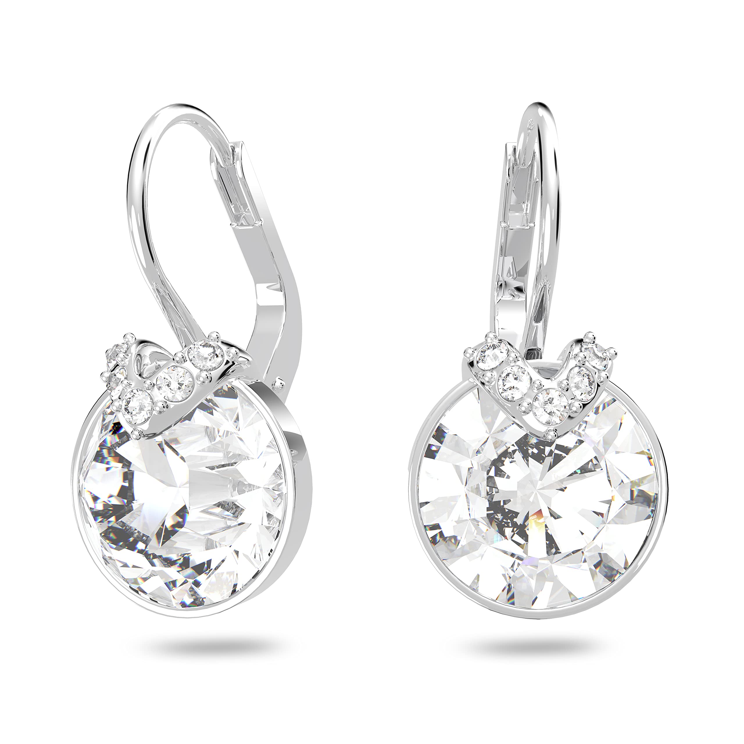 Foto 2 pulgar | Pendientes Swarovski Bella Drop Con Cristales Blancos Rodiados - Venta Internacional.