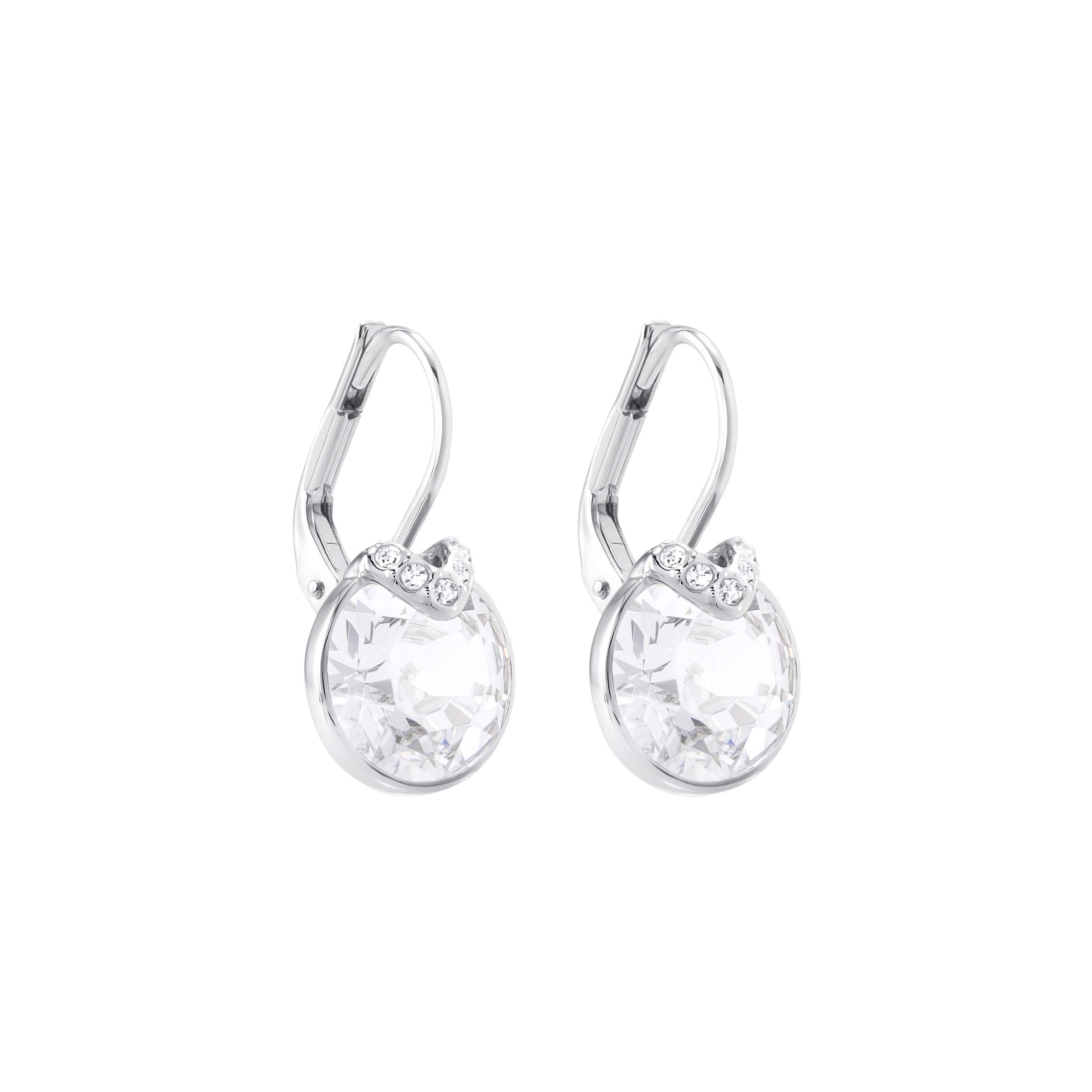Foto 3 pulgar | Pendientes Swarovski Bella Drop Con Cristales Blancos Rodiados - Venta Internacional.