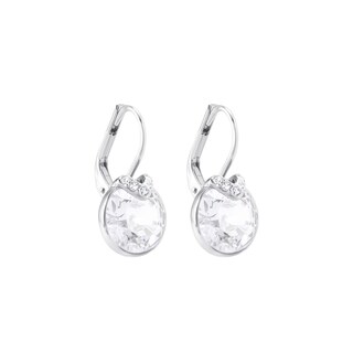 Foto 2 | Pendientes Swarovski Bella Drop Con Cristales Blancos Rodiados - Venta Internacional.