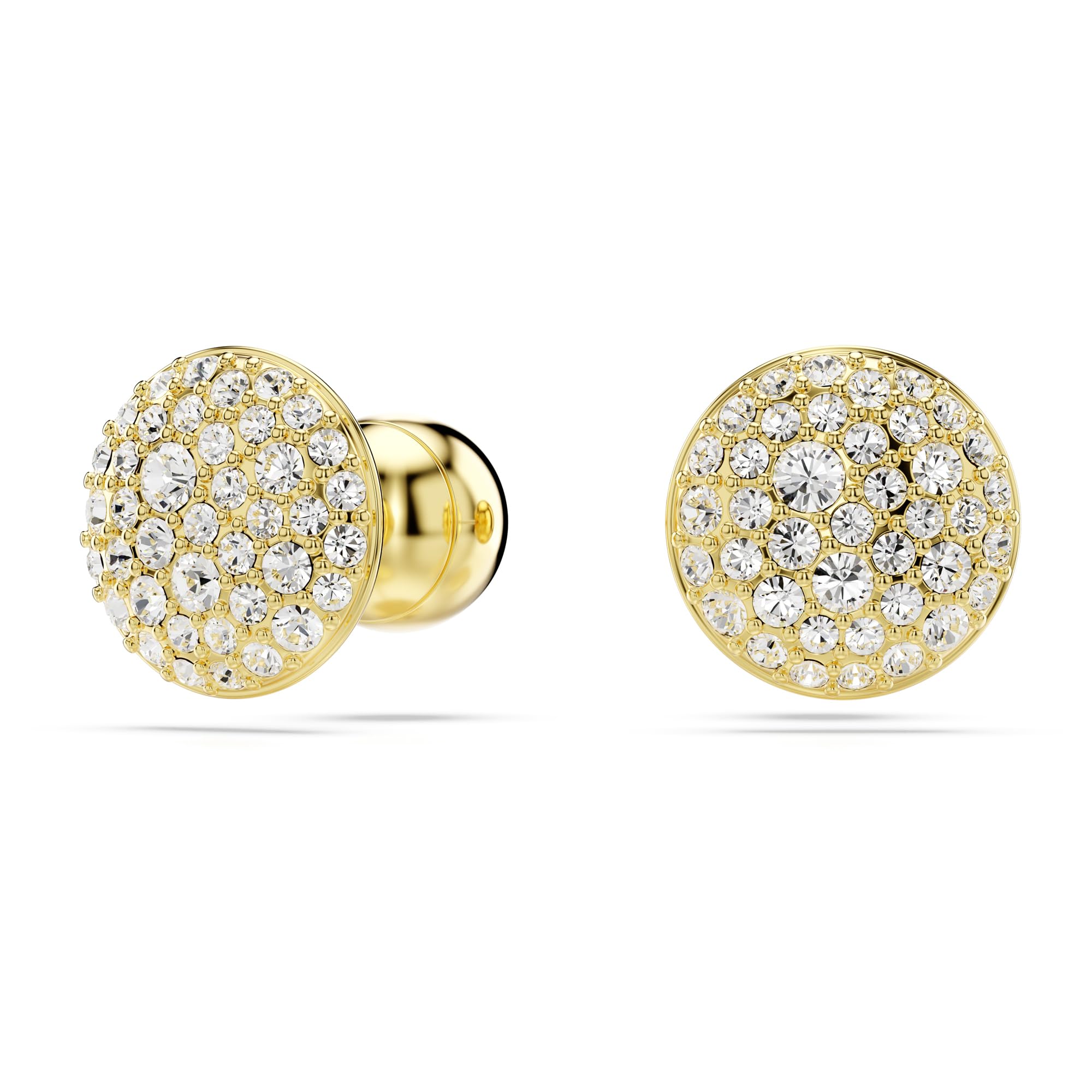 Foto 3 pulgar | Pendientes De Tuerca Swarovski Con Diseño Meteora Meteor, Tono Dorado - Venta Internacional.