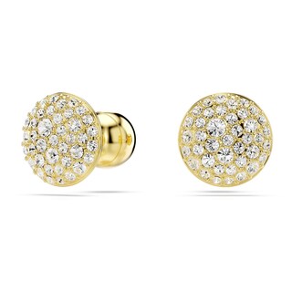 Foto 2 | Pendientes De Tuerca Swarovski Con Diseño Meteora Meteor, Tono Dorado - Venta Internacional.