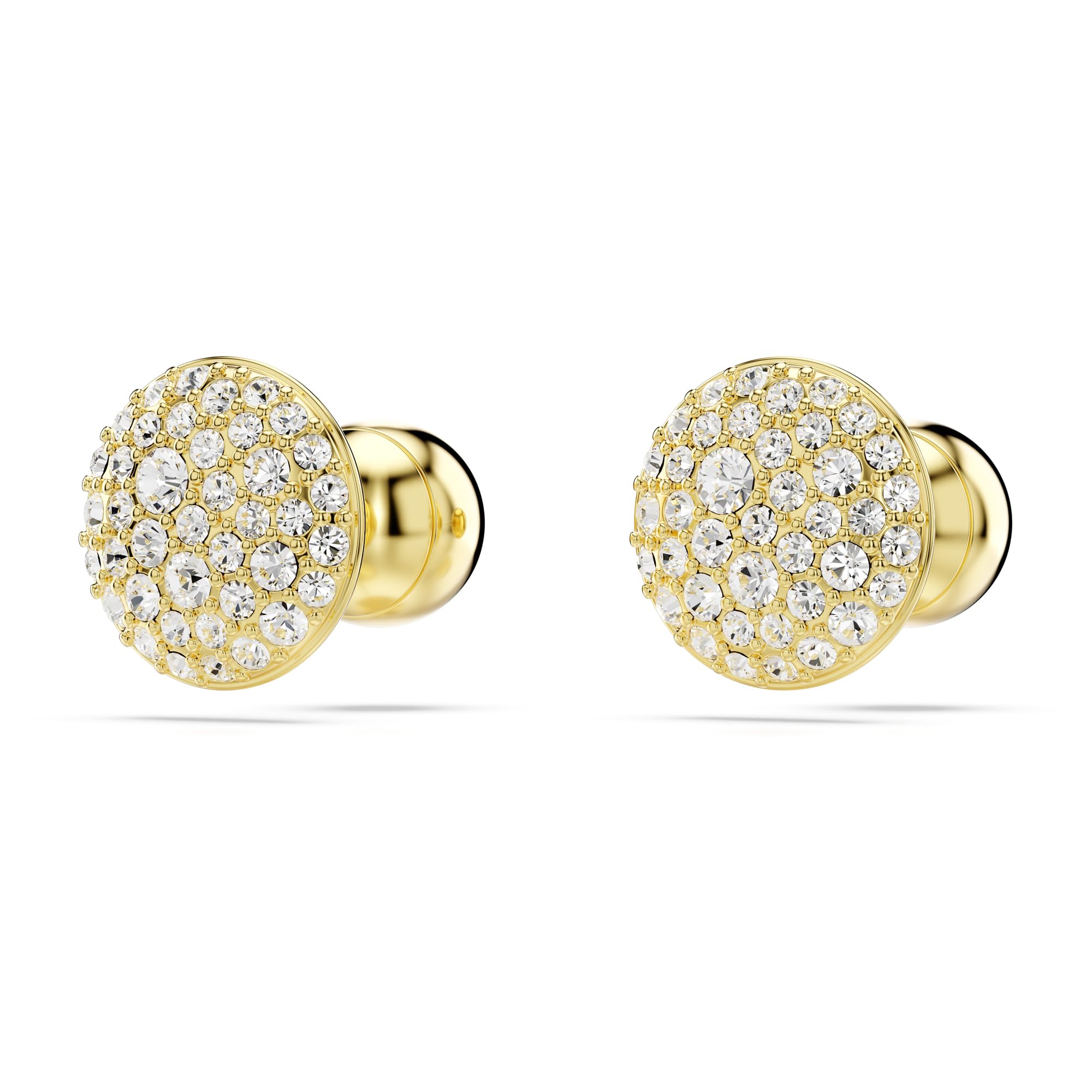 Foto 3 | Pendientes De Tuerca Swarovski Con Diseño Meteora Meteor, Tono Dorado - Venta Internacional.