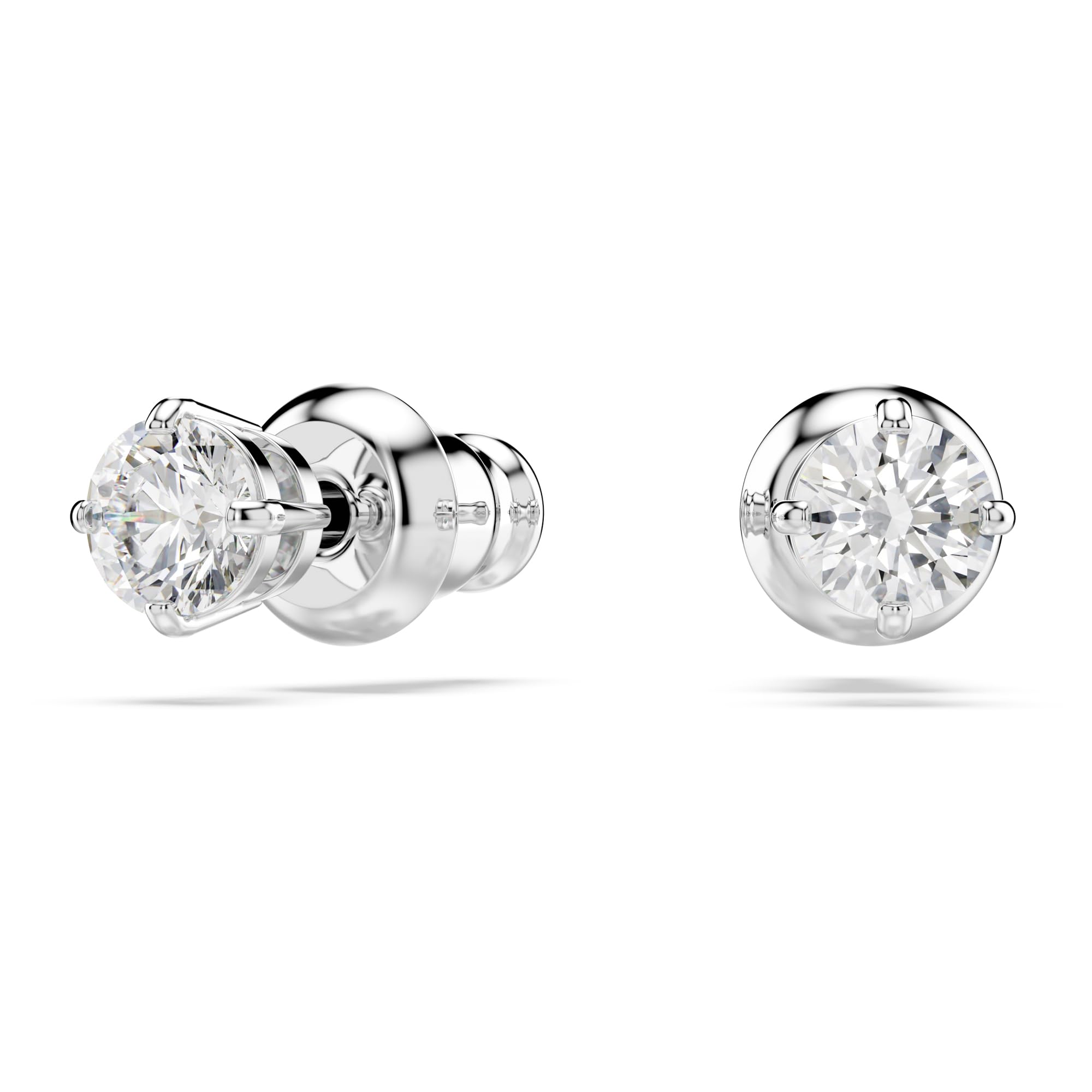 Foto 2 | Pendientes Perforados Swarovski Attract Con Cristales De Talla Redonda - Venta Internacional.