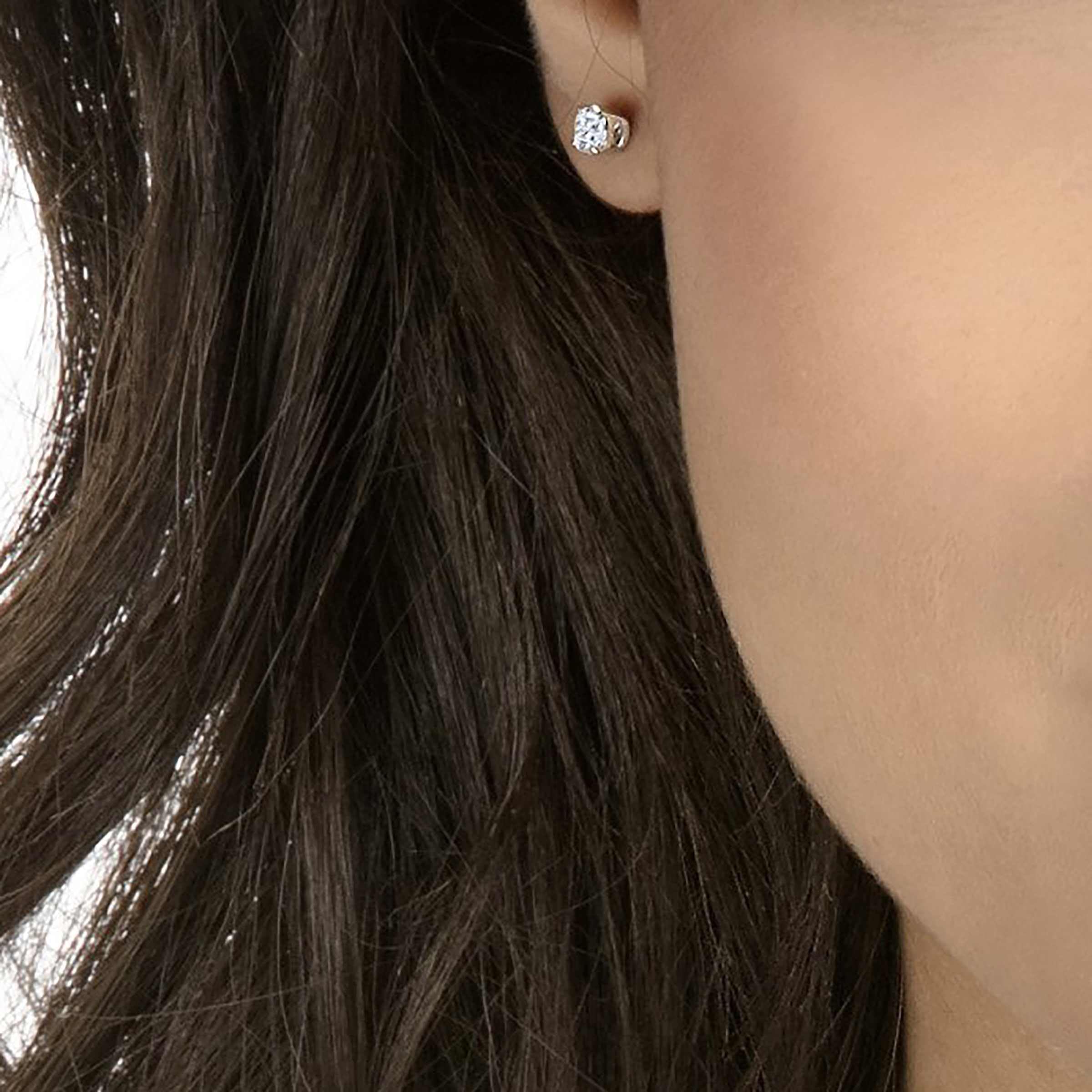 Foto 6 | Pendientes Perforados Swarovski Attract Con Cristales De Talla Redonda - Venta Internacional.