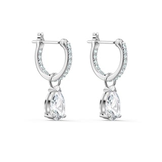 Foto 2 | Pendientes Swarovski Stilla Attract En Forma De Miniaro Con Cristal Transparente - Venta Internacional.