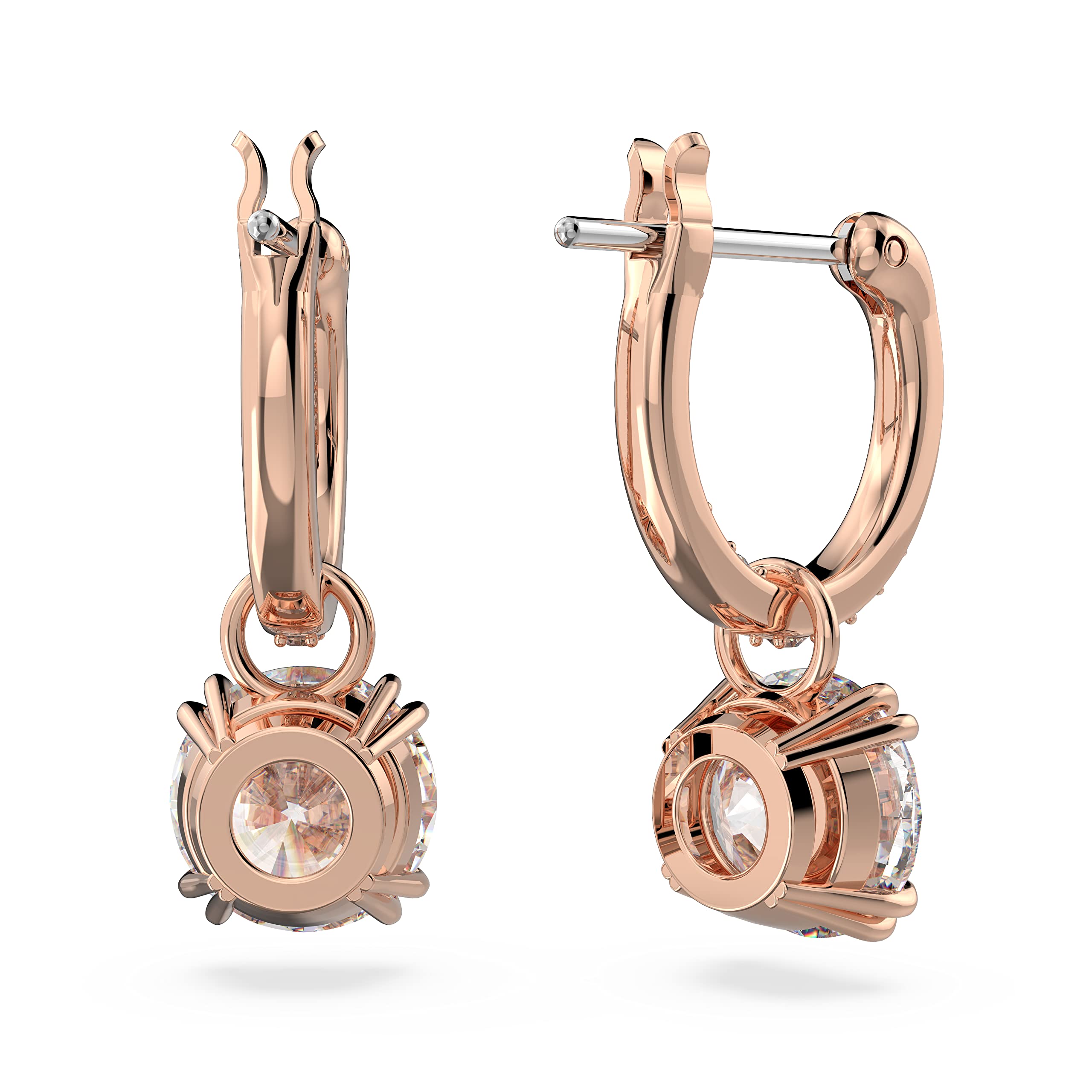 Foto 4 pulgar | Pendientes Swarovski Constella Perforados Con Cristales Blancos En Forma De Gota - Venta Internacional.