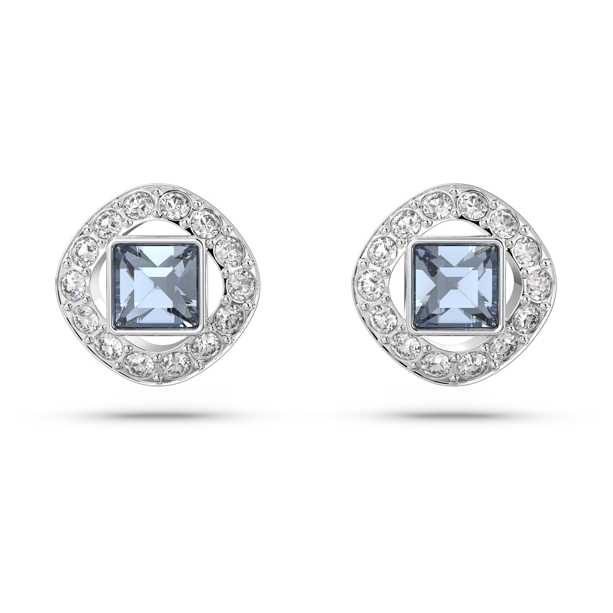Pendientes Swarovski Una Angelic Cool Blue Crystals - Venta Internacional.