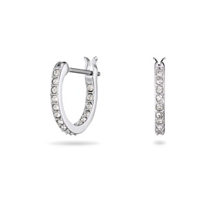 Foto 4 | Pendientes De La Icónica Colección Swan De Swarovski Con Cristal Azul Y Blanco - Venta Internacional.