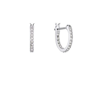 Foto 5 | Pendientes De La Icónica Colección Swan De Swarovski Con Cristal Azul Y Blanco - Venta Internacional.