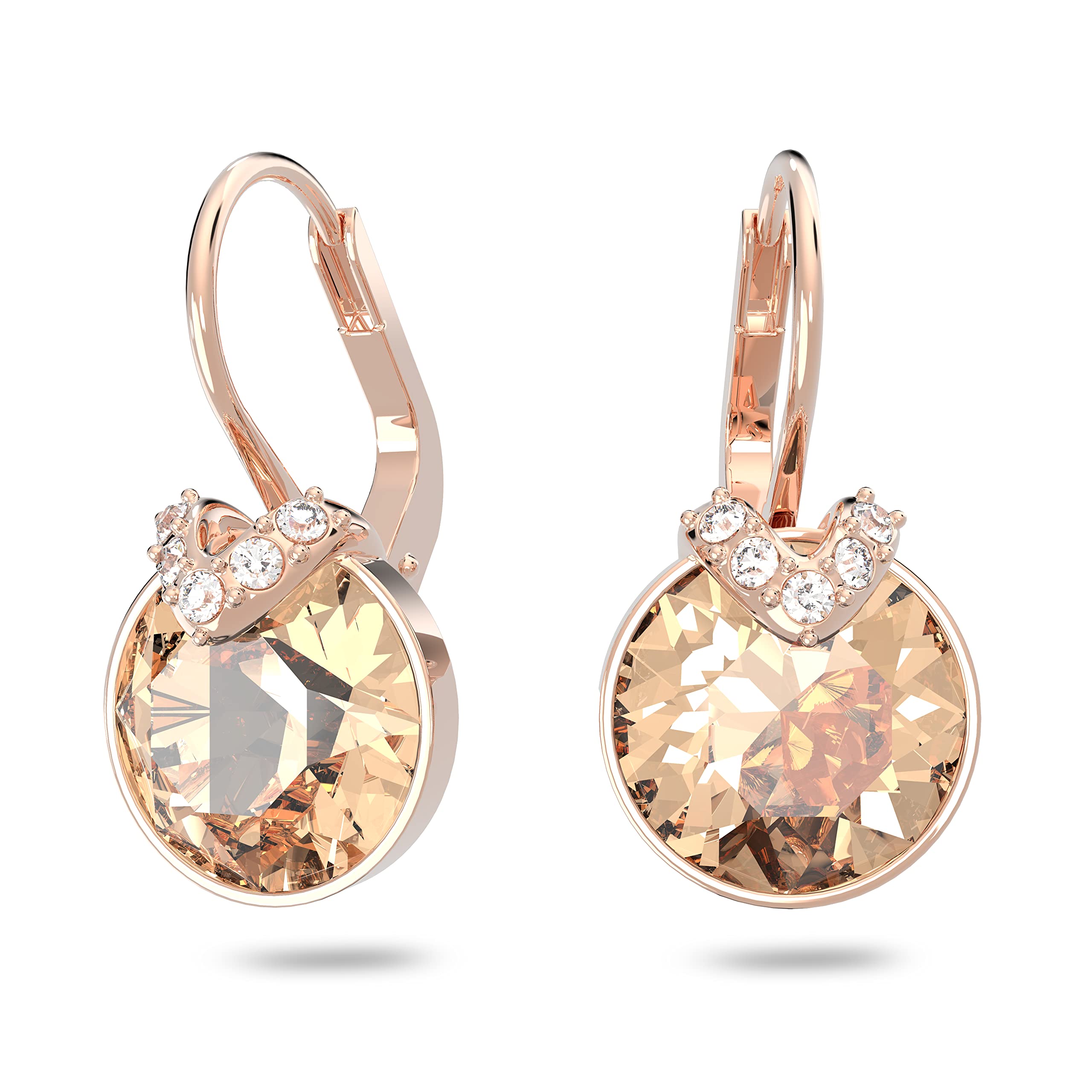 Foto 2 pulgar | Pendientes Swarovski Bella V De Cristal Rosa Chapados En Oro Rosa - Venta Internacional.
