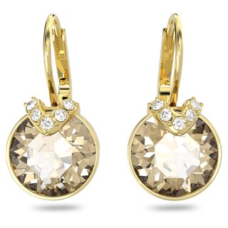 Foto 2 | Pendientes Swarovski Bella V Drop Con Cristales Dorados - Venta Internacional.