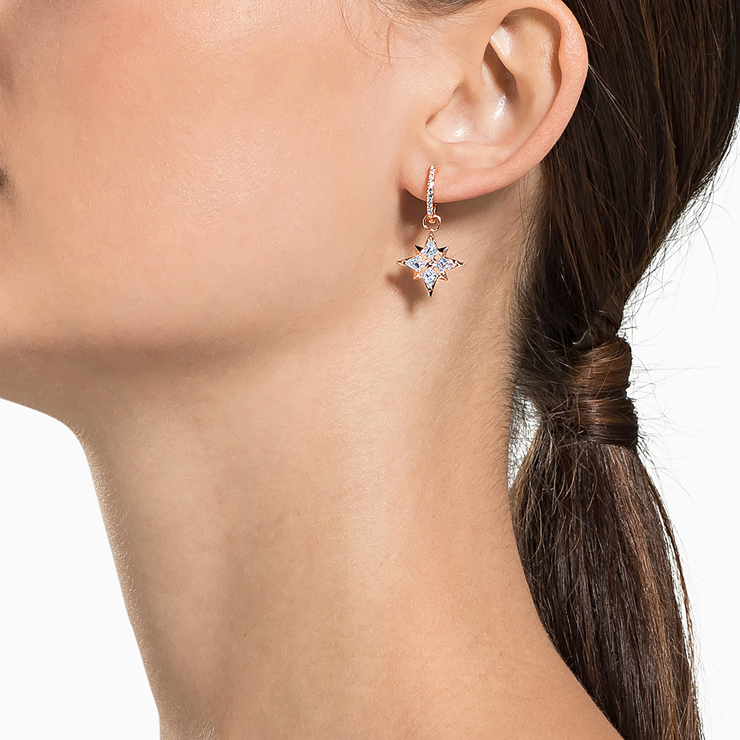 Foto 5 pulgar | Pendientes Swarovski Symbolica Con Forma De Miniaro Colgante Para Mujer - Venta Internacional.