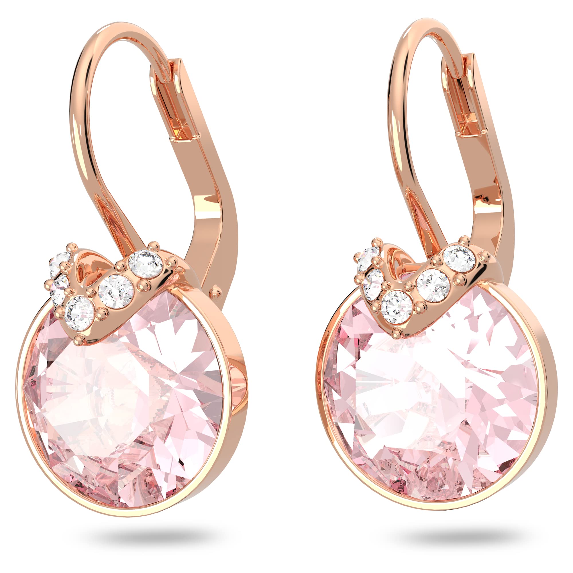 Foto 2 | Pendientes Swarovski Bella V Drop Con Cristales Rosas - Venta Internacional.
