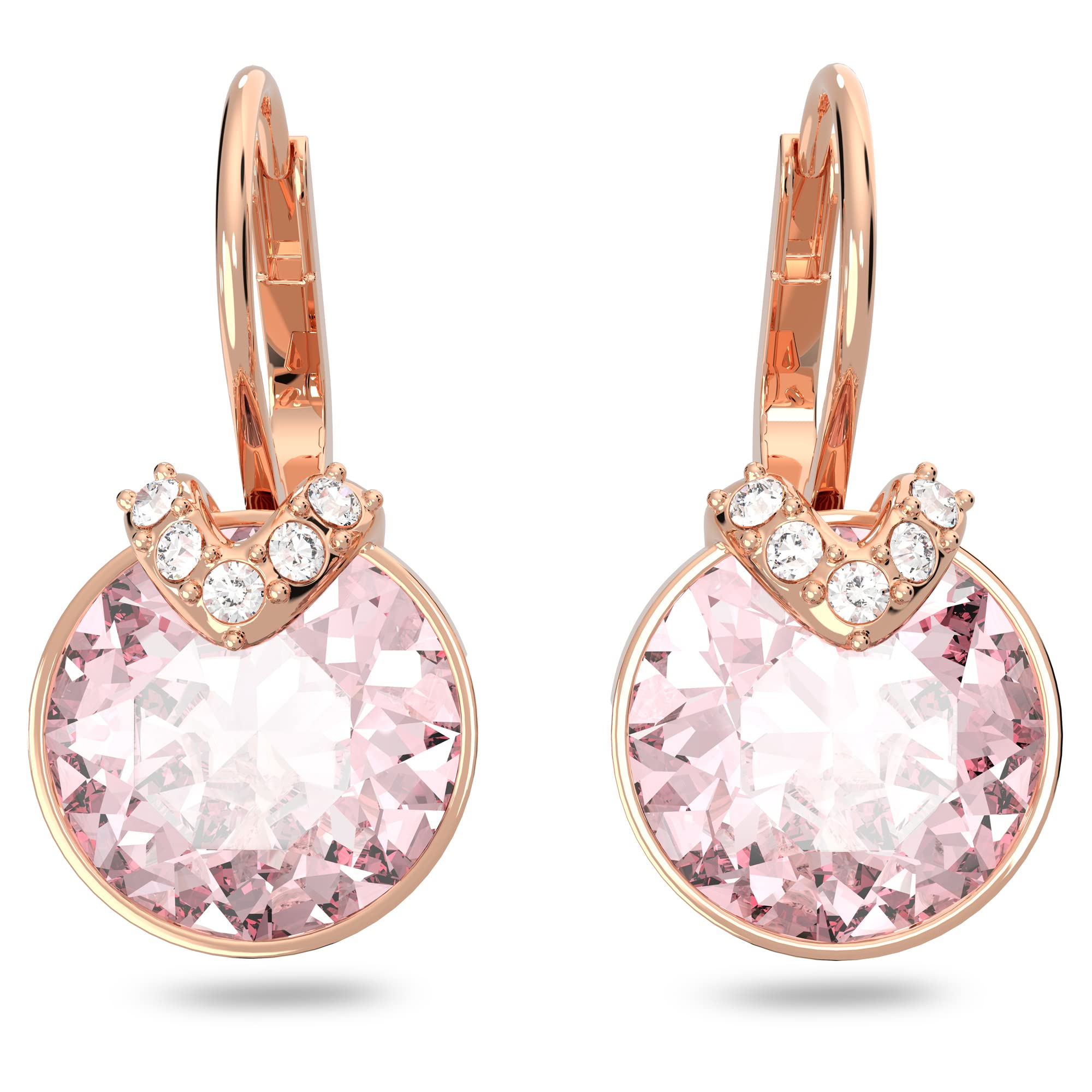 Foto 3 | Pendientes Swarovski Bella V Drop Con Cristales Rosas - Venta Internacional.