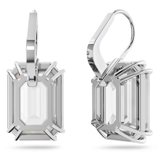 Foto 4 | Pendientes Swarovski Millenia Drop Con Cristal Octagonal Transparente - Venta Internacional.
