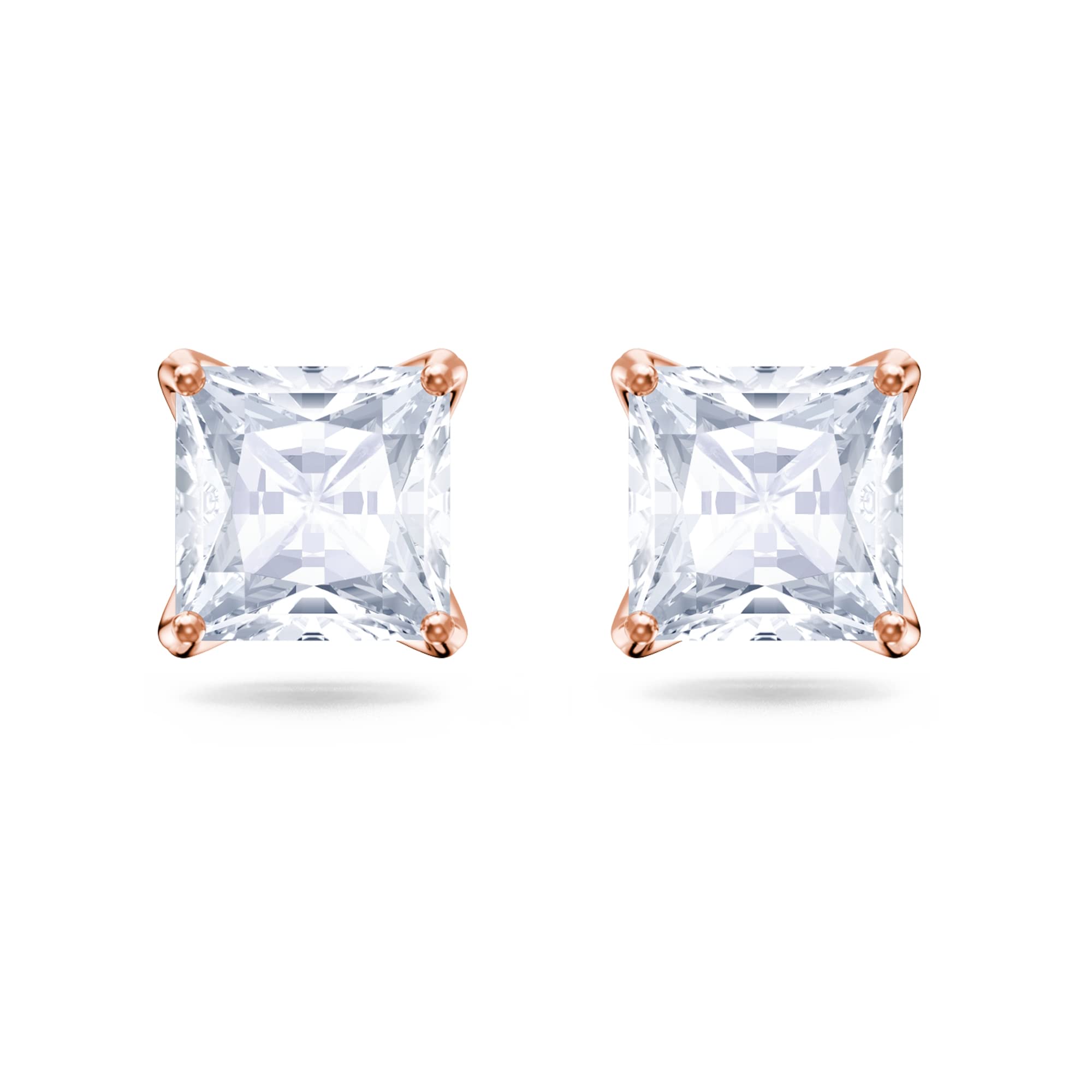Foto 2 pulgar | Pendientes Cuadrados Swarovski Attract Con Cristales Transparentes - Venta Internacional.