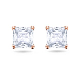 Foto 1 | Pendientes Cuadrados Swarovski Attract Con Cristales Transparentes - Venta Internacional.