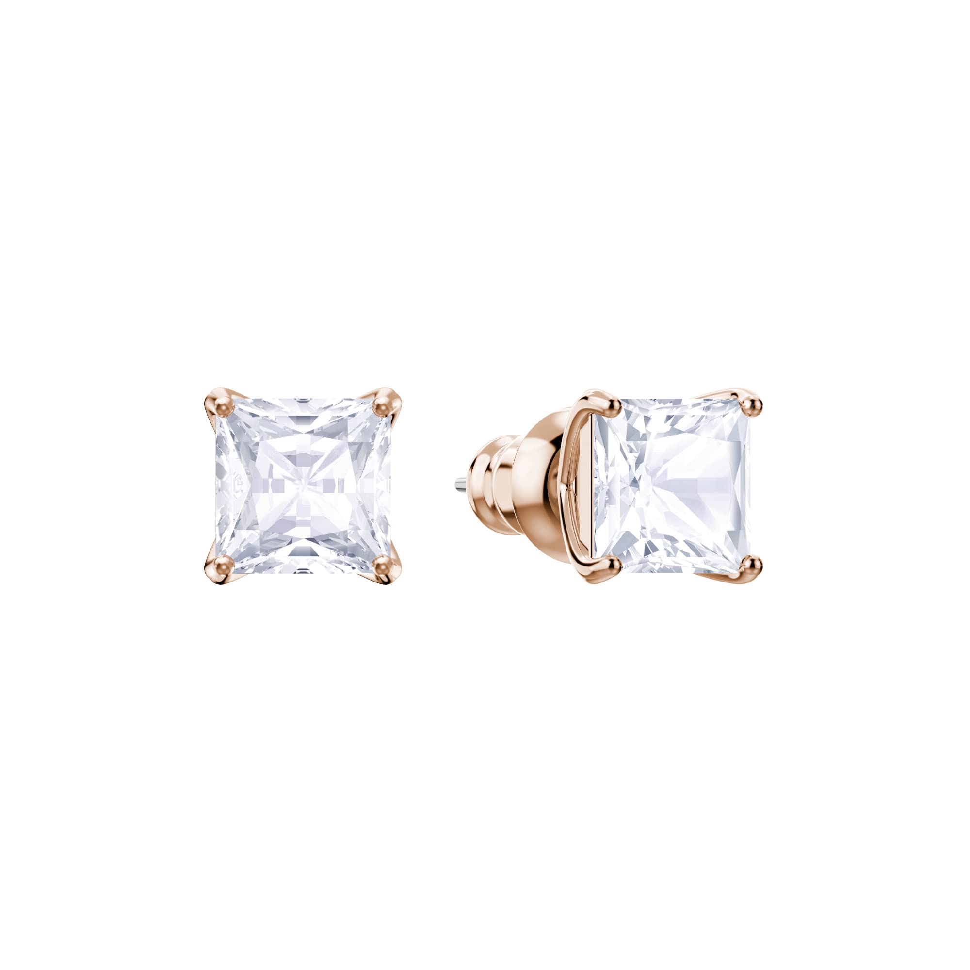 Foto 3 pulgar | Pendientes Cuadrados Swarovski Attract Con Cristales Transparentes - Venta Internacional.