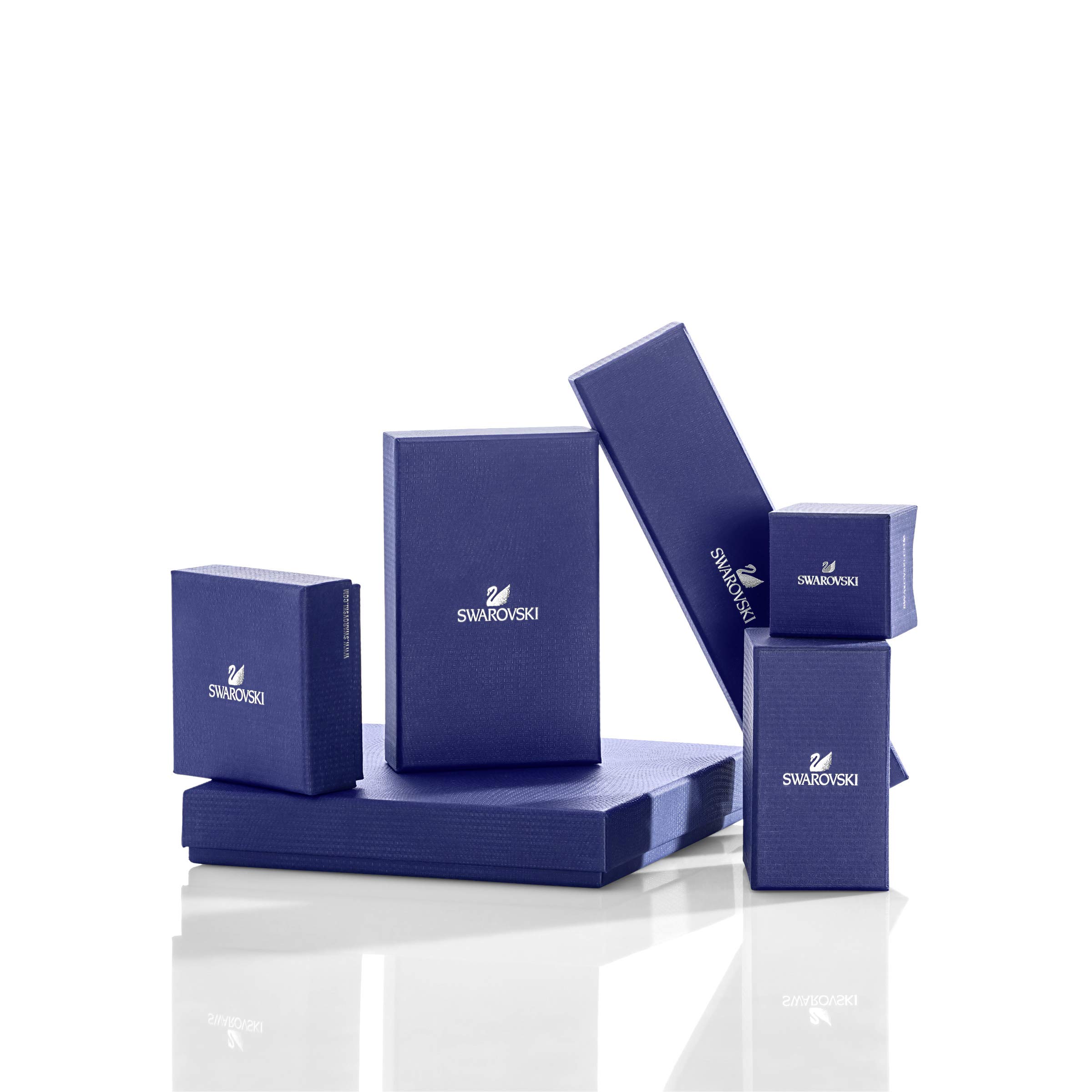 Foto 7 | Pendientes Cuadrados Swarovski Attract Con Cristales Transparentes - Venta Internacional.