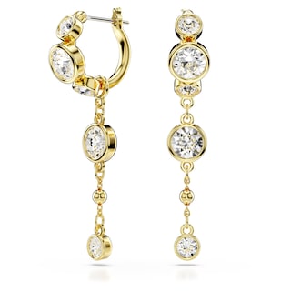 Foto 1 | Pendientes Swarovski Imber Drop Con Forma De Miniaro Con Cristales En Tono Dorado - Venta Internacional.