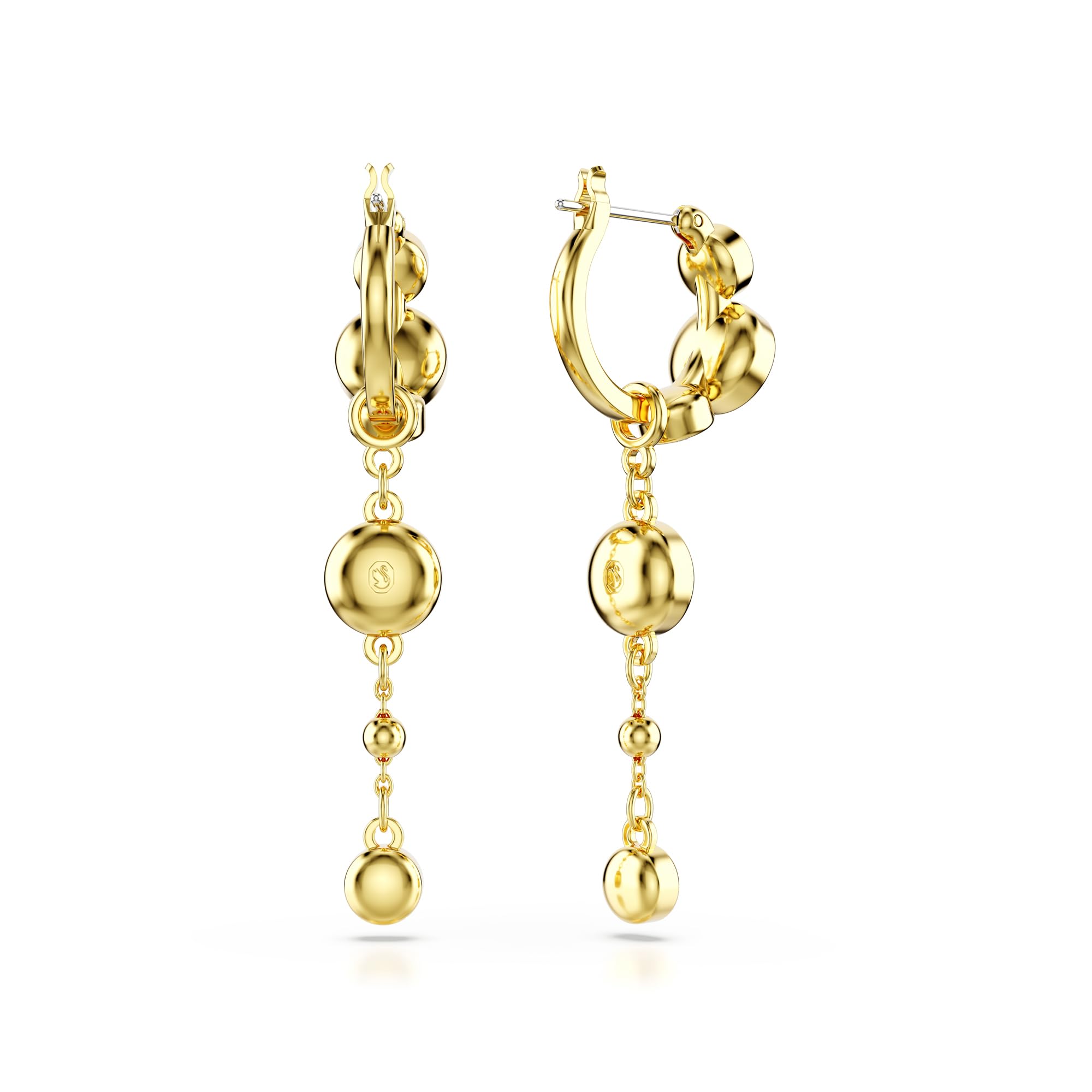 Foto 4 | Pendientes Swarovski Imber Drop Con Forma De Miniaro Con Cristales En Tono Dorado - Venta Internacional.