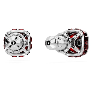 Foto 4 | Pendientes Con Piedra Natal De Swarovski, Talla Cuadrada, Rodio Rojo De Enero - Venta Internacional.