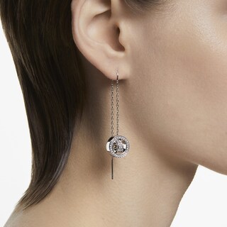 Foto 3 | Pendientes Swarovski Dextera Drop Long Con Acabado En Rodio Blanco - Venta Internacional.