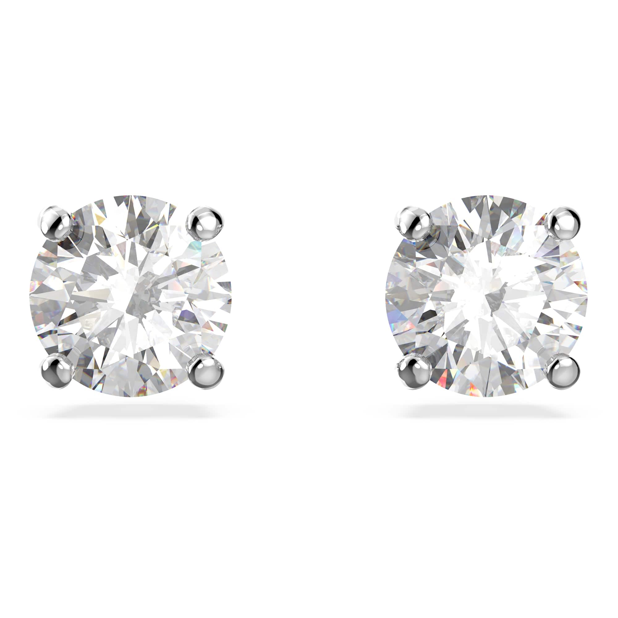 Foto 1 | Pendientes Swarovski Stilla Attract Con Piedra Transparente De Corte Redondo - Venta Internacional.