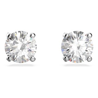 Foto 1 | Pendientes Swarovski Stilla Attract Con Piedra Transparente De Corte Redondo - Venta Internacional.