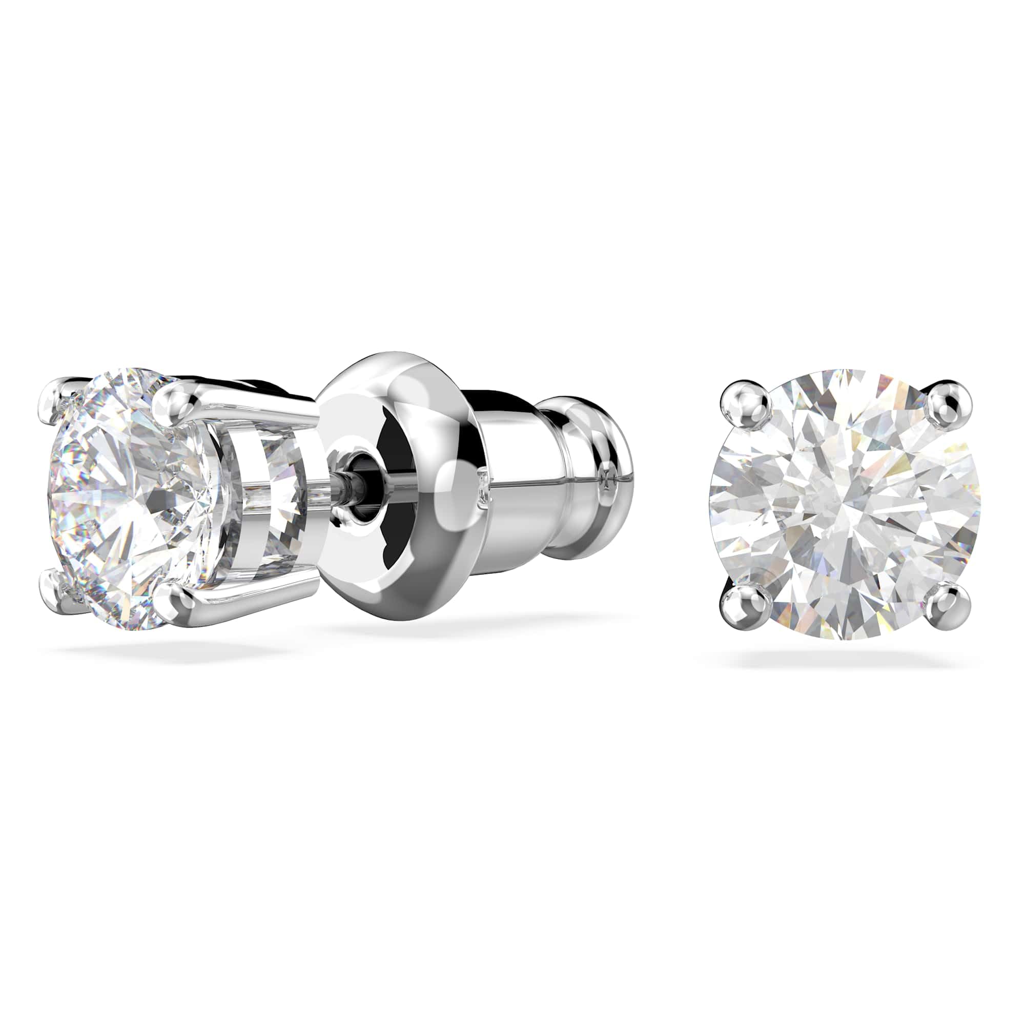 Foto 2 | Pendientes Swarovski Stilla Attract Con Piedra Transparente De Corte Redondo - Venta Internacional.