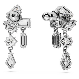 Foto 4 | Pendientes Swarovski Mesmera Drop Pequeños Con Piedras Transparentes De Talla Mixta - Venta Internacional.