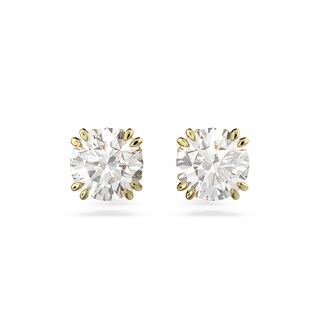 Foto 1 | Pendientes Swarovski Constella Con Cristales Transparentes De Corte Redondo - Venta Internacional.