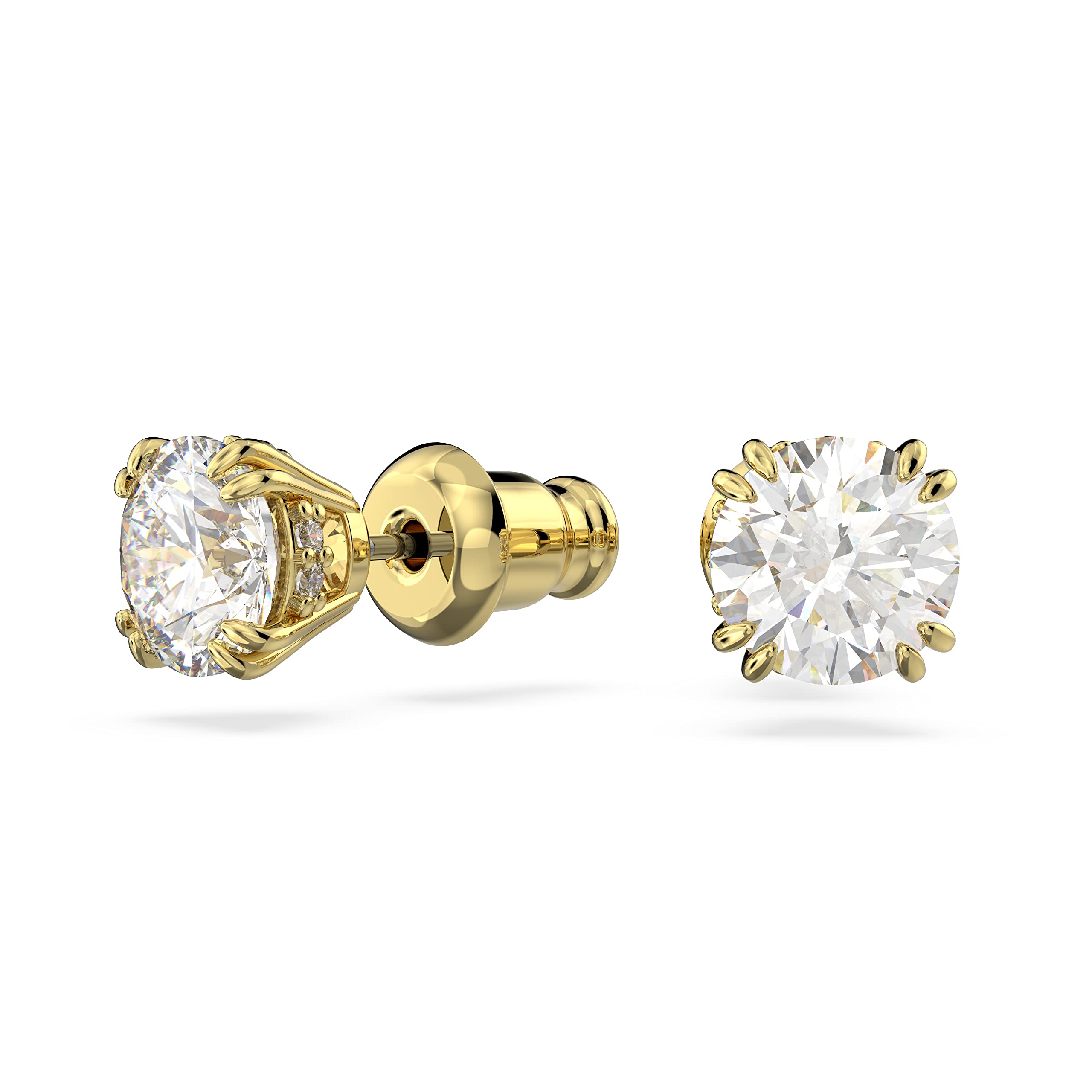 Foto 2 | Pendientes Swarovski Constella Con Cristales Transparentes De Corte Redondo - Venta Internacional.