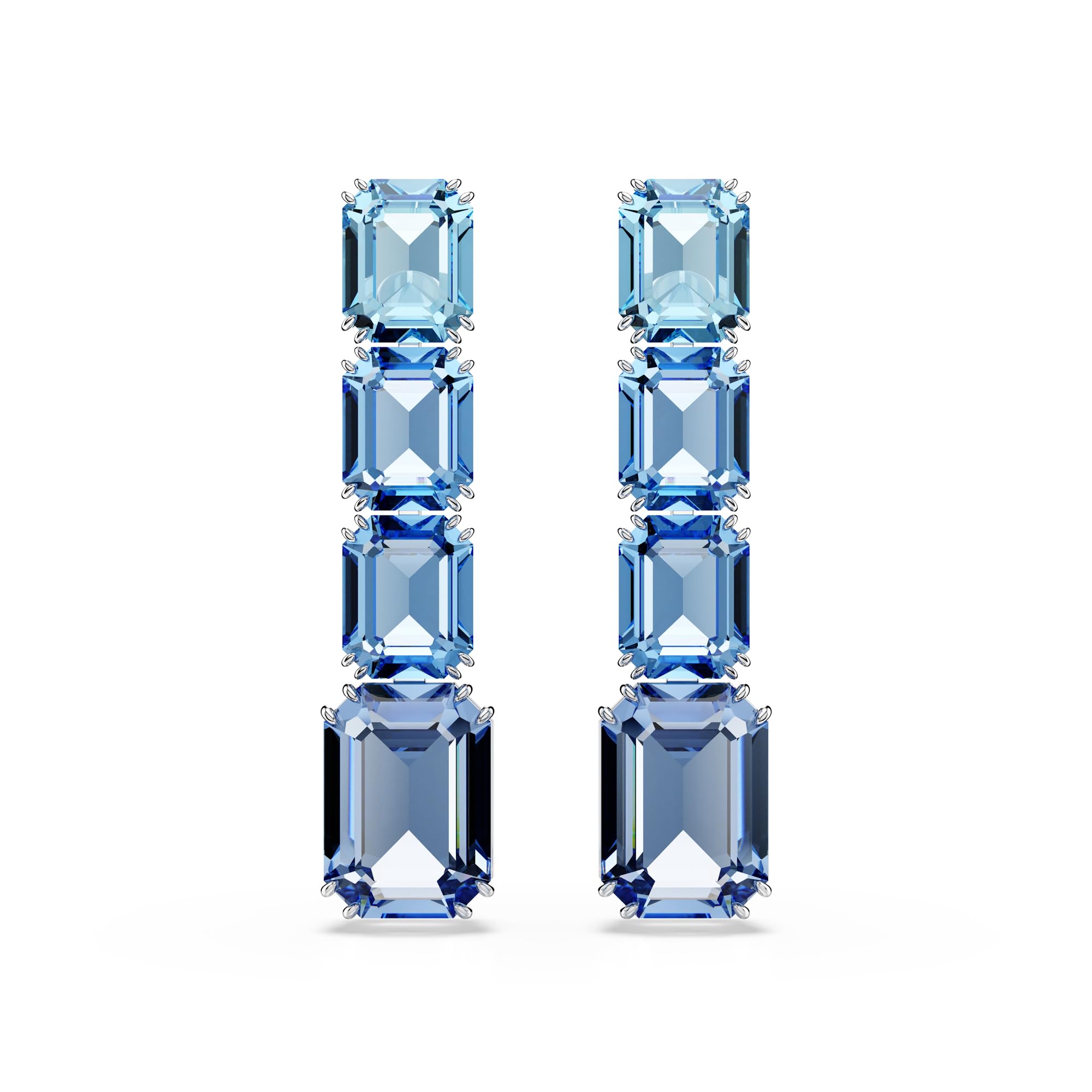 Foto 1 | Pendientes Swarovski Millenia Drop Octagon Azul Rodiado - Venta Internacional.