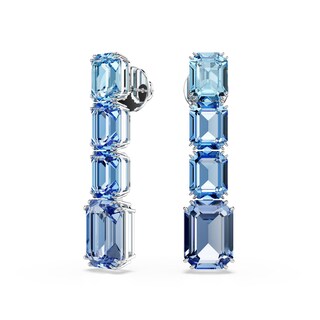 Foto 2 | Pendientes Swarovski Millenia Drop Octagon Azul Rodiado - Venta Internacional.